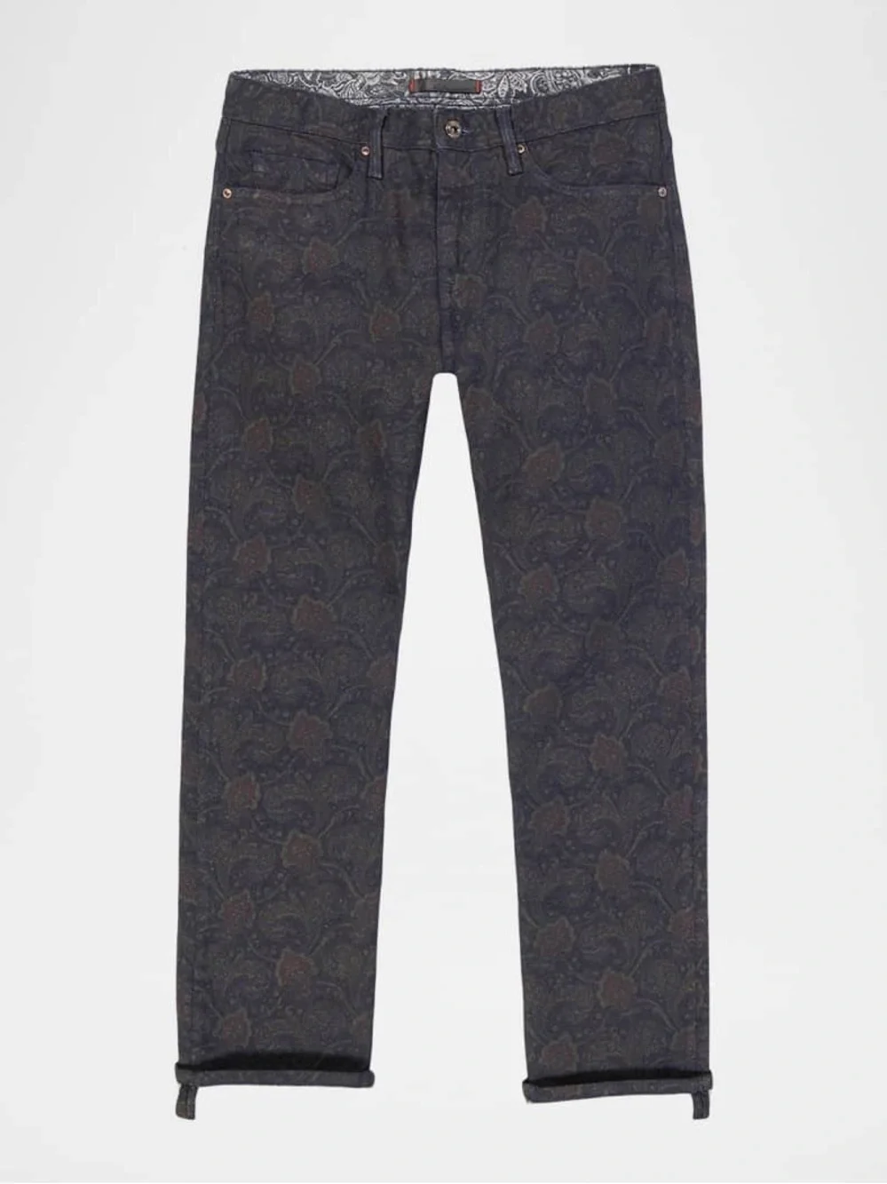 ROBERT GRAHAM Jaren Straight Paisley Print Jeans